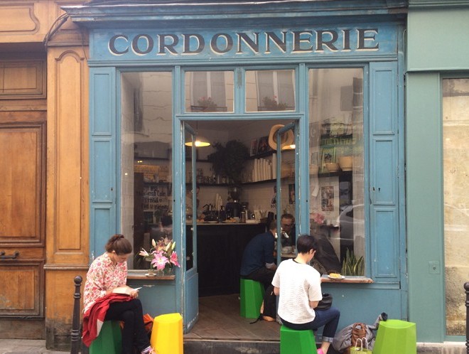 L'ancienne cordonnerie dont la façade a été gardée